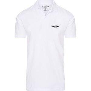 Ballin Est 2013 - Heren Polo SS Basic Polo - Wit