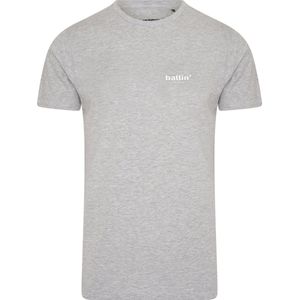Ballin Est 2013 - Heren Tee SS Small Logo Shirt - Grijs