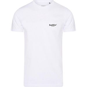 Ballin Est 2013 - Heren Tee SS Small Logo Shirt - Wit