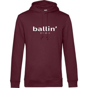 Heren Hoodies met Ballin Est. 2013 Basic Hoodie Print - Rood