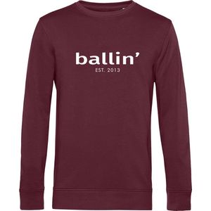 Ballin - Basic Sweater - Rood - Katoen