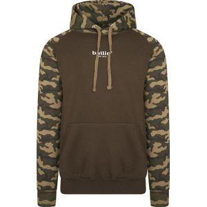 Ballin - Small Logo Hood Camo - Heren Hoodie - Groen