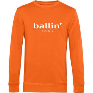 Ballin Est. 2013 - Heren Sweaters Basic Sweater - Oranje