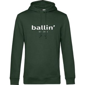 Ballin - Basic Hoodie - Groen - Heren Hoodie