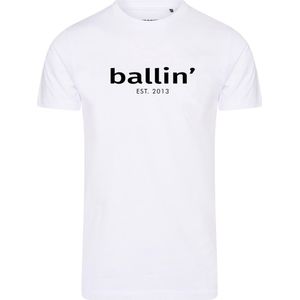 Ballin Est. 2013 - Tapered Fit Shirt - Wit - Heren T-shirt