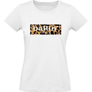 Ballin Est 2013 - Dames Tee SS Panter Block Shirt - Wit