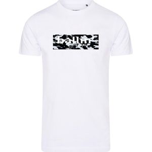 Ballin Est 2013 - Heren Tee SS Camo Block Shirt - Wit