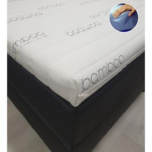 Topper 90x200 Bamboo Exclusive HR55 Koudschuim Anti Allergie Ca. 8cm dik