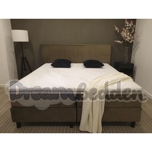 Boxspring Ierland 120x220 Twijfelaar incl 7-Zones HR45 koudschuim Matrassen & Hotel Topper HR 45 Koudschuim 10cm dik.