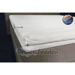 Topper 100x210 Koudschuim HR45 6 cm Dik met Cool & Fresh hoes