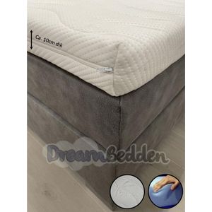 Topper 130x220 Bamboo Hotel HR45 Koudschuim ca. 10cm dik Anti allergie