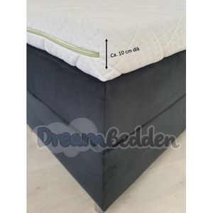 Topper Premium 90x220 ca. 10cm dik Hybride schuim Medium/Stevig