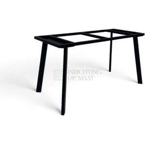 Tafelpoot I- Zwart - Metaal - Tafel onderstel incl. Frame - 75cm hoog - 140x60