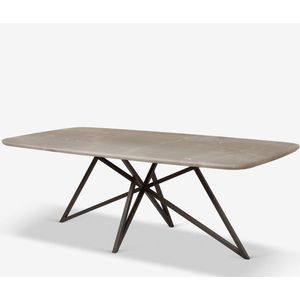 Tafel Ovaal Eikenhout - half rond - Onbehandeld