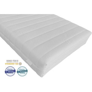 Kinder Matras Lily 70x200 Koudschuim HR45 16cm Dik Afritsbaar Anti Allergie