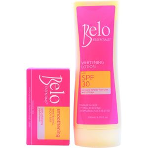 Belo Essentials Whitening bodylotion met SPF30 200ml + zeep