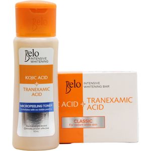 Belo Kojic Acid+Tranexamic Acid Micropeeling Toner 100ml+Zeep 65 gr
