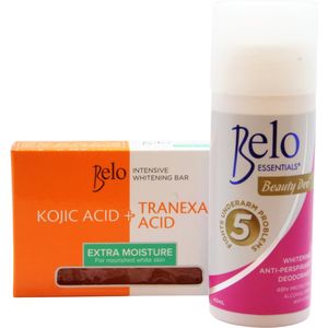 Belo Voordeelpakket Hydraterende zeep 2 x 65 gram & Beauty Deodorant