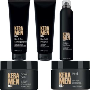 KIS Keramen Gift Set Baard en Haarverzorging - Cadeauset
