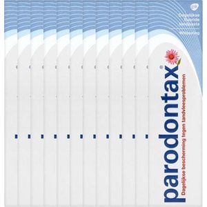 Parodontax Whitening Fluoride Tandpasta - Voordeelverpakking 12x75ml