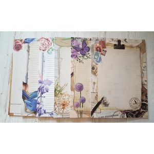 Set met 6 schrijfblokken - A4 formaat gelinieerd papier