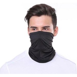 Nekwarmer | Bandana | Col voor de nek | Mondmasker | Sporten | Zwart