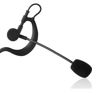 Scheidsrechter / Fiets / ski / bouw headset hoofdtelefoon Professional voetbal coach met oorbeugel om oorschelp voor v6 en v4 intercoms en smartphone
