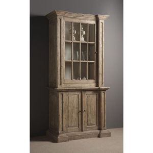 Tower Living vitrinekast Monza 105x51x220 cm massief oud grenen