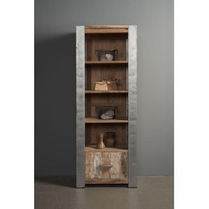 Tower Living boekenkast Novara 70x45x190 cm oud teak