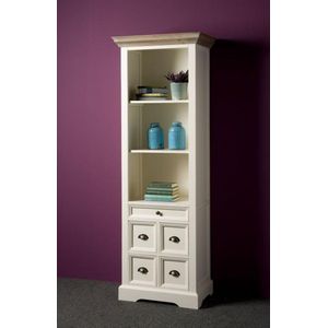 Tower Living boekenkast Fleur 66x40x191 cm grenen