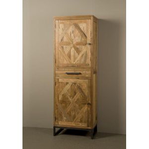 Tower Living opbergkast Mascio 65x40x195 cm teak