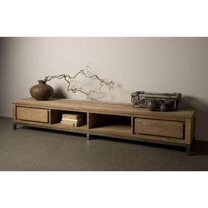 Tower Living tv meubel Venetië 220x45x37 cm oud teak