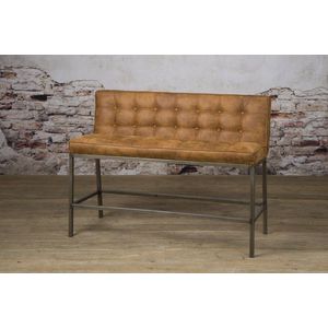 Barbank Vasco Cognac 110 cm | Stof