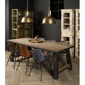 Tower Living eettafel Nano 180x90x77 cm gerecycled hout