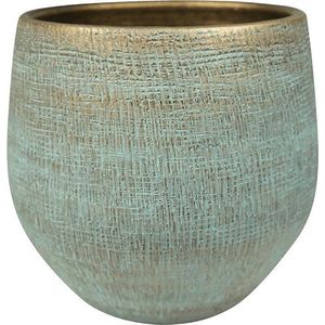 Ter Steege Bloempot Turquoise D 26 cm H 26 cm