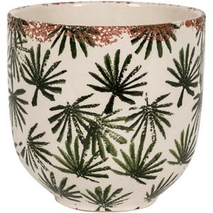 Plantenwinkel Bowl Grenada Dark Green pot 15 cm ronde bloempot voor binnen