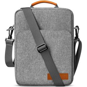 DSGN CMPCT - iPad Tablet Laptoptas 10-11 inch - iPadhoes - Tablethoes - Schoudertas - Tas - Handvat - Grijs