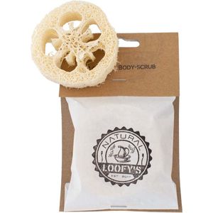 Loofys Loofah Spons - Natuurlijke & Exfoliërende Lichaamsspons - Plasticvrij, Vegan & Duurzaam - 1 stuk