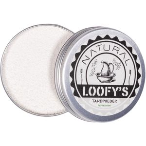 Loofys Tandpoeder Mint - Natuurlijk & Fluoridevrij Alternatief voor Tandpasta - Plasticvrij, Vegan & Duurzaam - Herbruikbaar Blikje - 60g