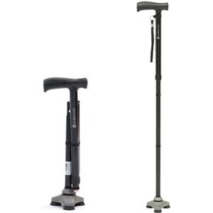 Opvouwbare Wandelstok Hurrycane Zwart