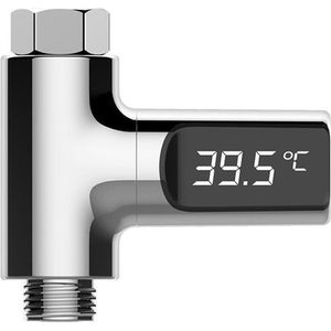 Douchekraan water temperatuur indicator met LED display