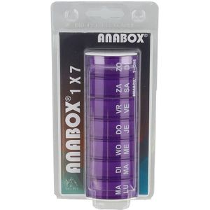 Pillendoos - Halfrond - 7 Vakjes - Kleuren Variabel