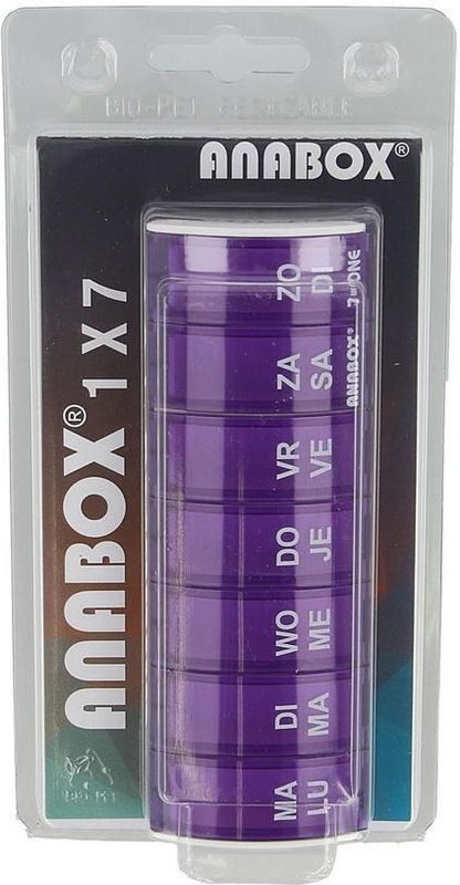 Pillendoos - Halfrond - 7 Vakjes - Kleuren Variabel