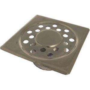 RVS Doucheput Deksel 95 X 95 MM