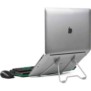 Opvouwbare Draagbare Aluminium Laptop Stand - Verstelbare Kijkhoek/Hoogte - Ondersteuning 10-17 inch - Notebook