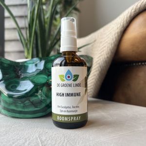 De groene linde - high immune - roomspray - 100 ml - 100% natuurzuiver