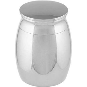 Micro Dieren Urntje - Zilverkleur - Hoogwaardige Messing - 4 Centimeter