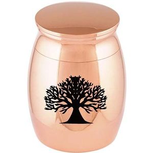 Urnwebshop - Micro Dieren Urn - Rosekleurig - Messing - 0.01 Liter