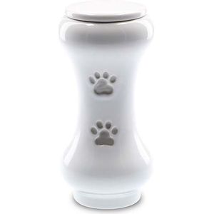 Kleine Slanke Baseline Dieren Urn Wit (0.5 liter)