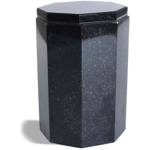 Slanke Achtkantige Granieten Pot-Urn Marlin (3.2 liter)